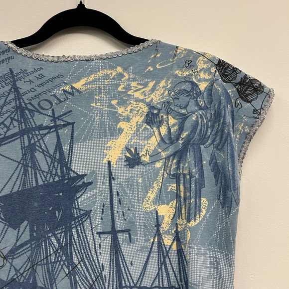 Y2K nautical angel top - Picture 6 of 8
